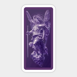 Purpura Celestis Raphael Emblazoned Sticker